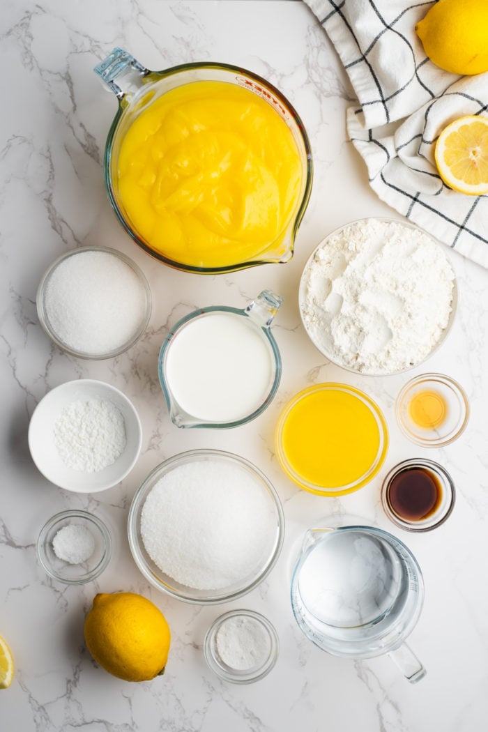 ingredients to make Lemon CobblerS