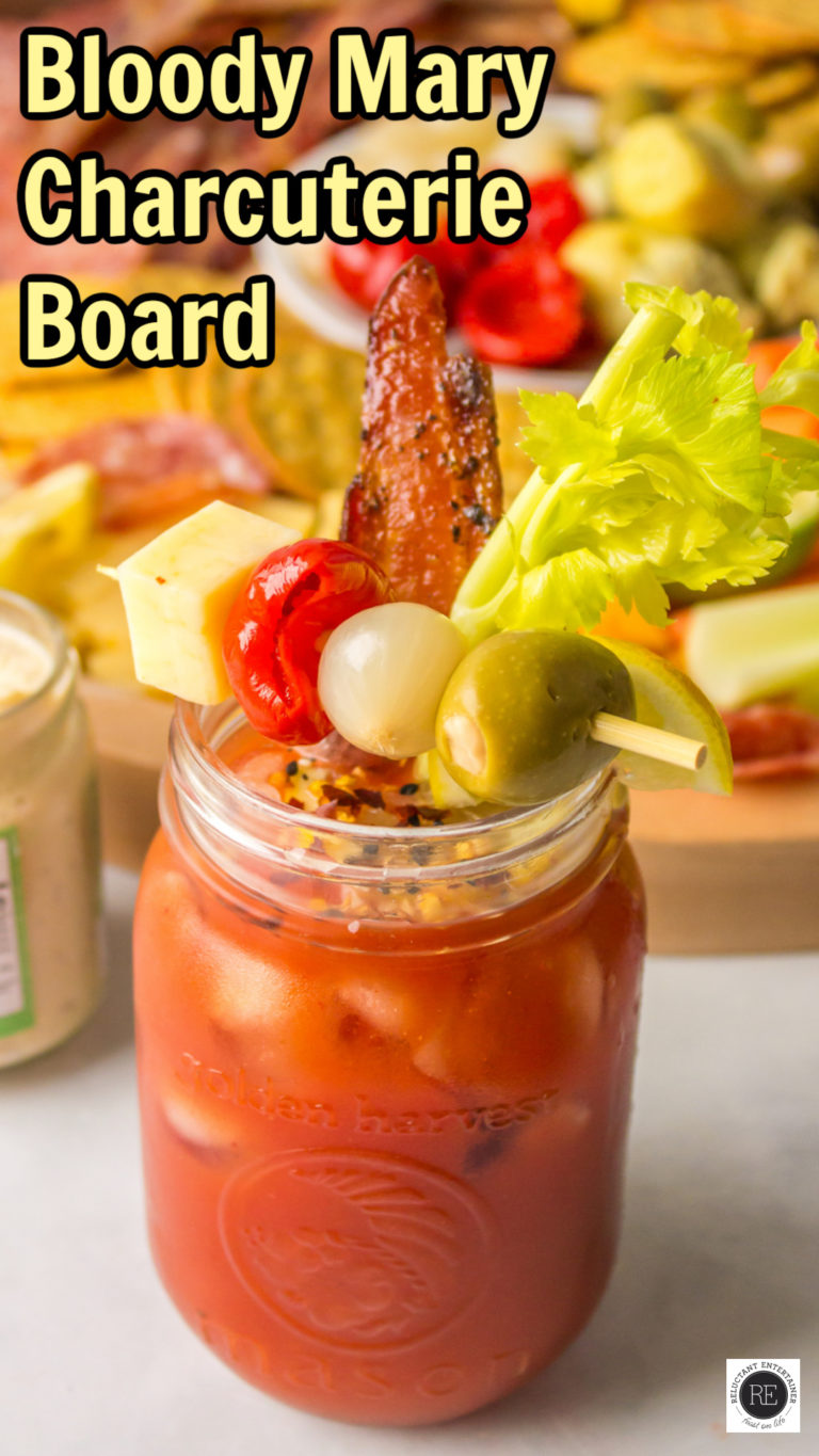 Bloody Mary Charcuterie Board - Reluctant Entertainer