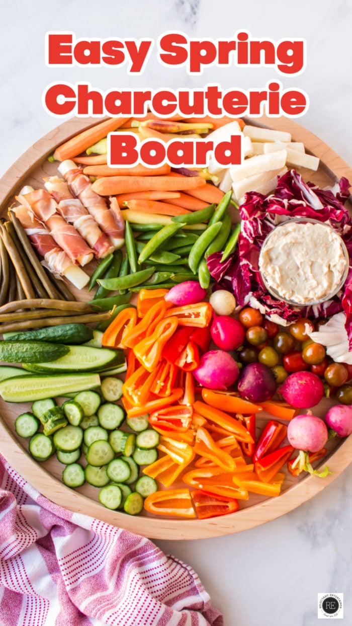 Easy Spring Charcuterie Board