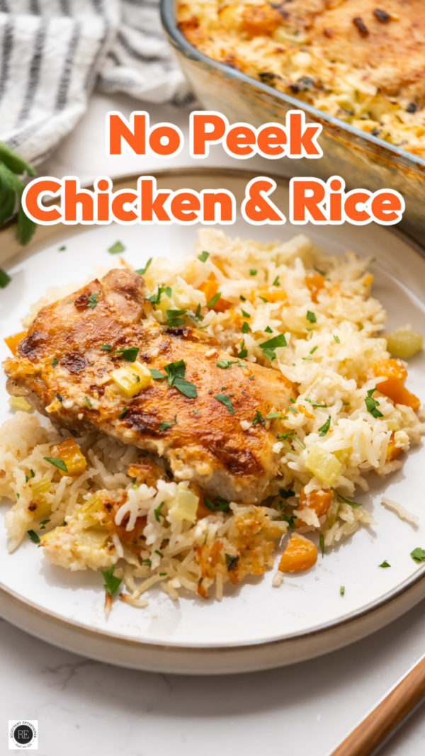 No Peek Chicken & Rice - Reluctant Entertainer