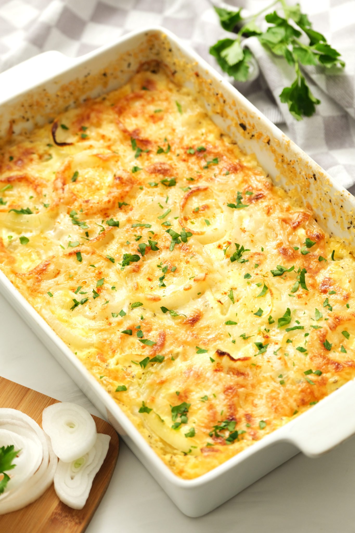 Vidalia Onion Casserole - Reluctant Entertainer