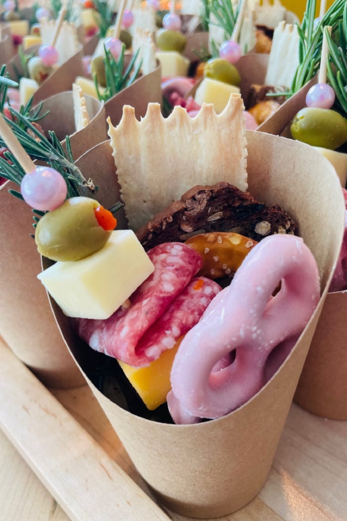 a charcuterie cup