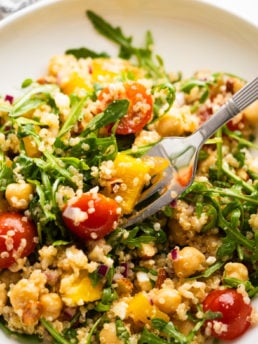 Quinoa Arugula Salads