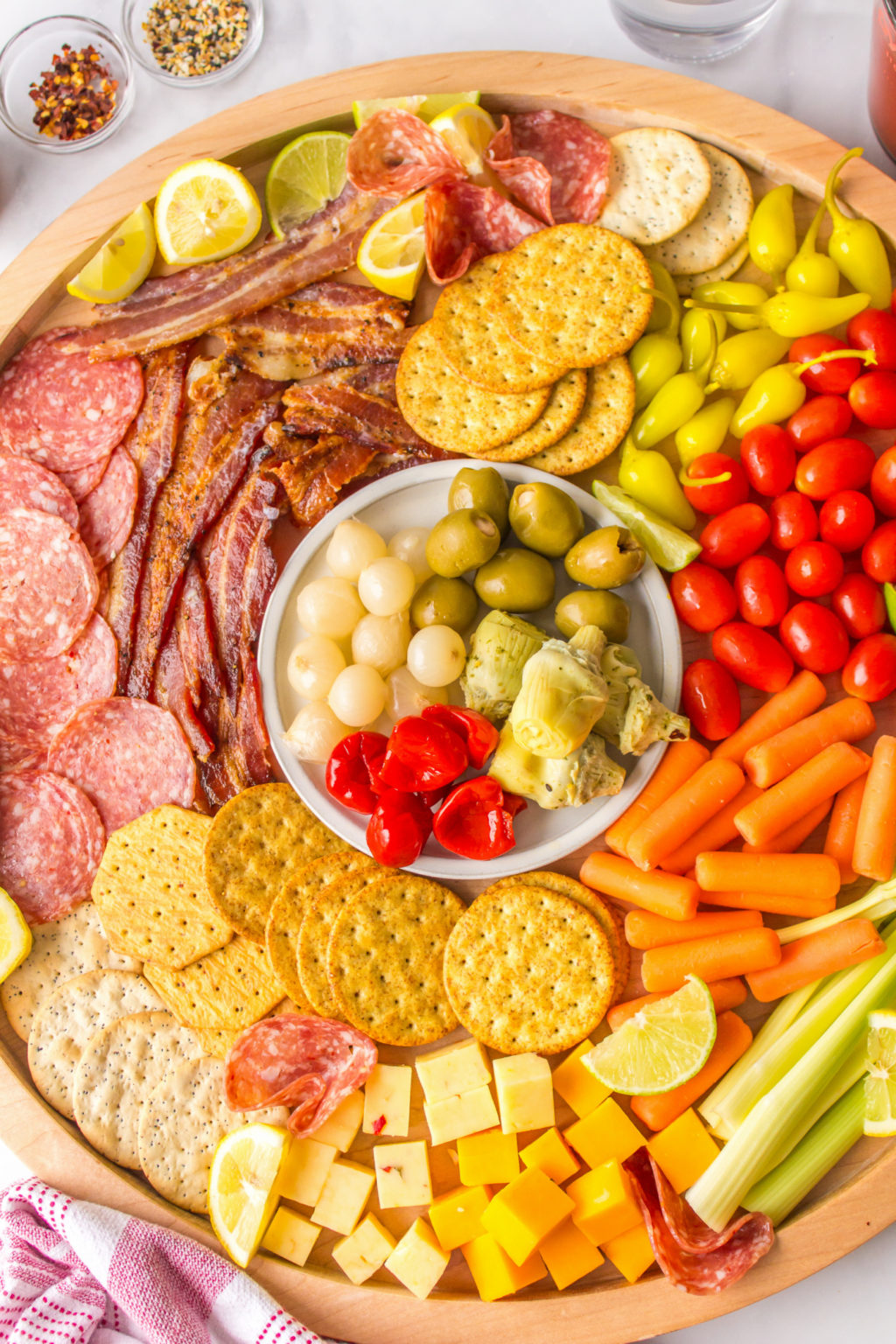 Bloody Mary Charcuterie Board - Reluctant Entertainer