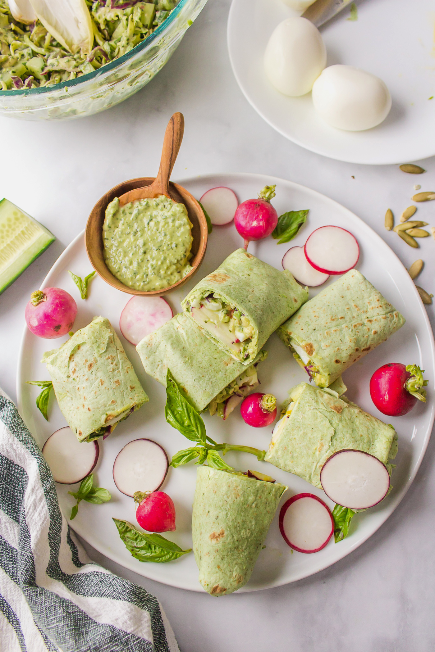 Green Goddess Wraps - Reluctant Entertainer