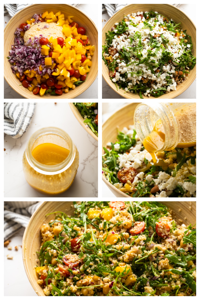 Quinoa Arugula Salad with Goat Cheese - Reluctant Entertainer