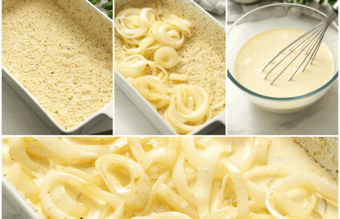 making an onion casserole