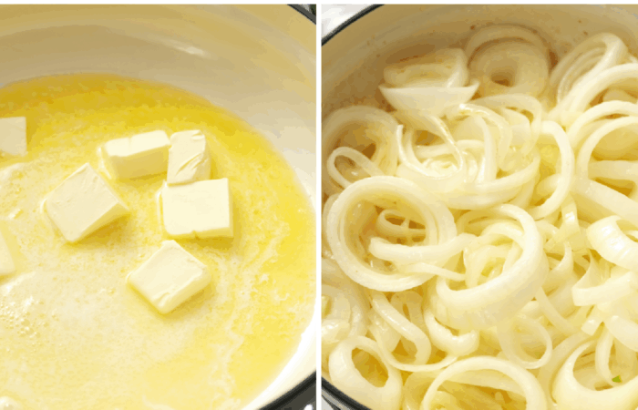 sauteeing onions