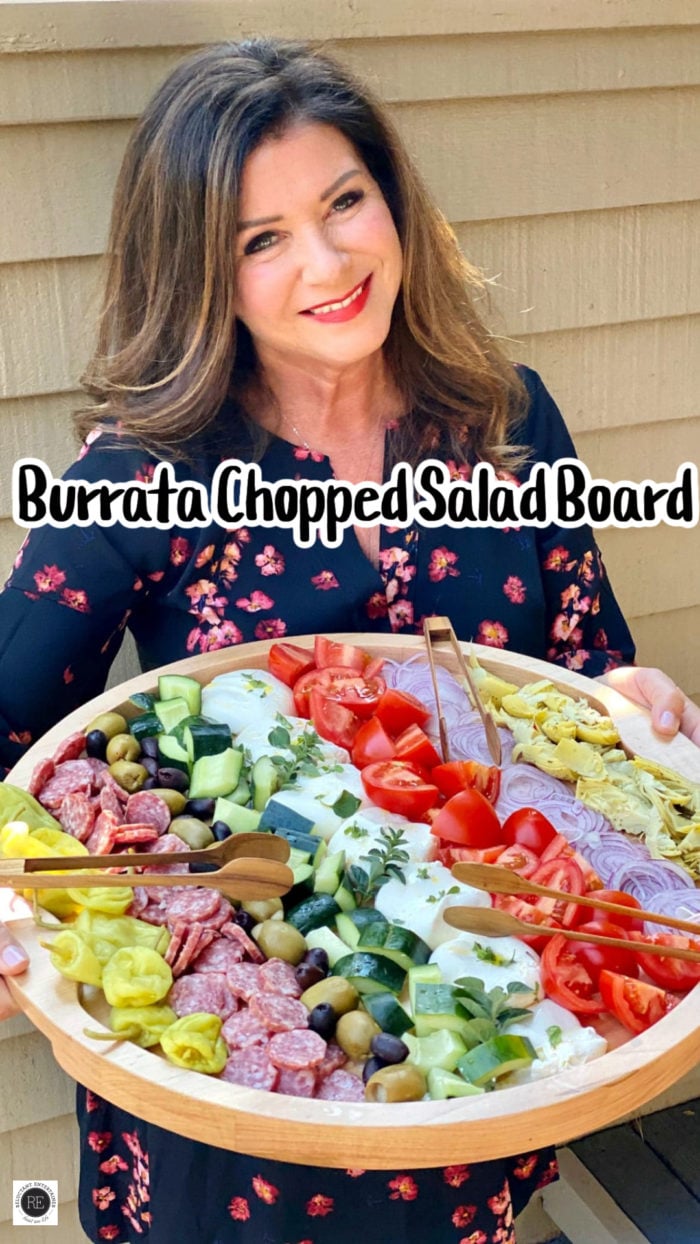 Chopped Burrata Salad Board