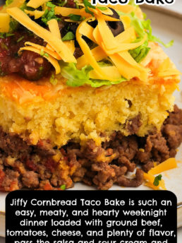 Jiffy Cornbread Taco Bake - easy dinner