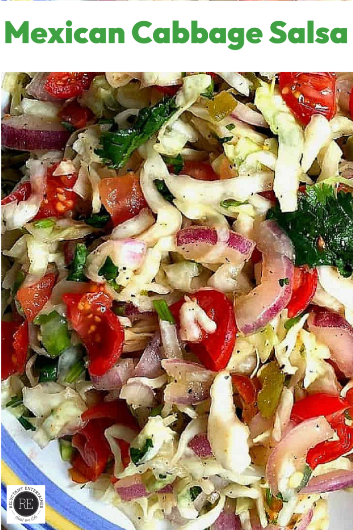 Mexican Cabbage Salsa Dip recipe
