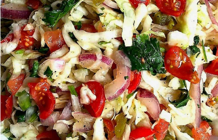 cabbage slaw Mexican style