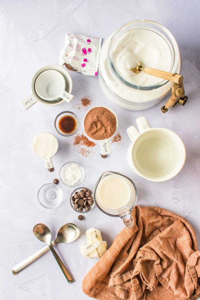 how to make Hot Cocoa Mug Cake