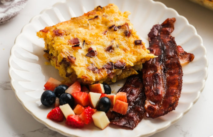 serving of Breakfast Casserole