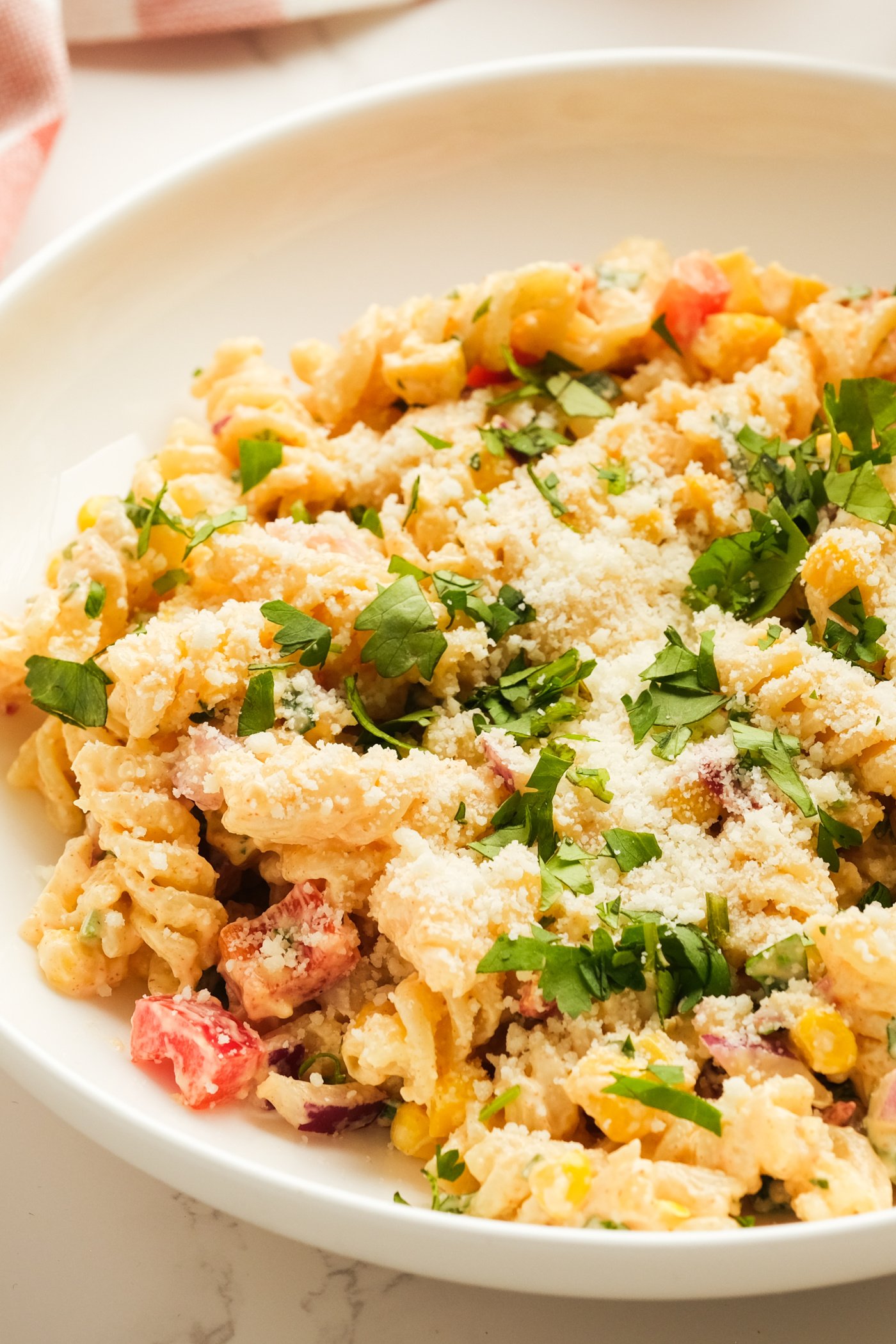 Mexican Street Corn Pasta - Reluctant Entertainer