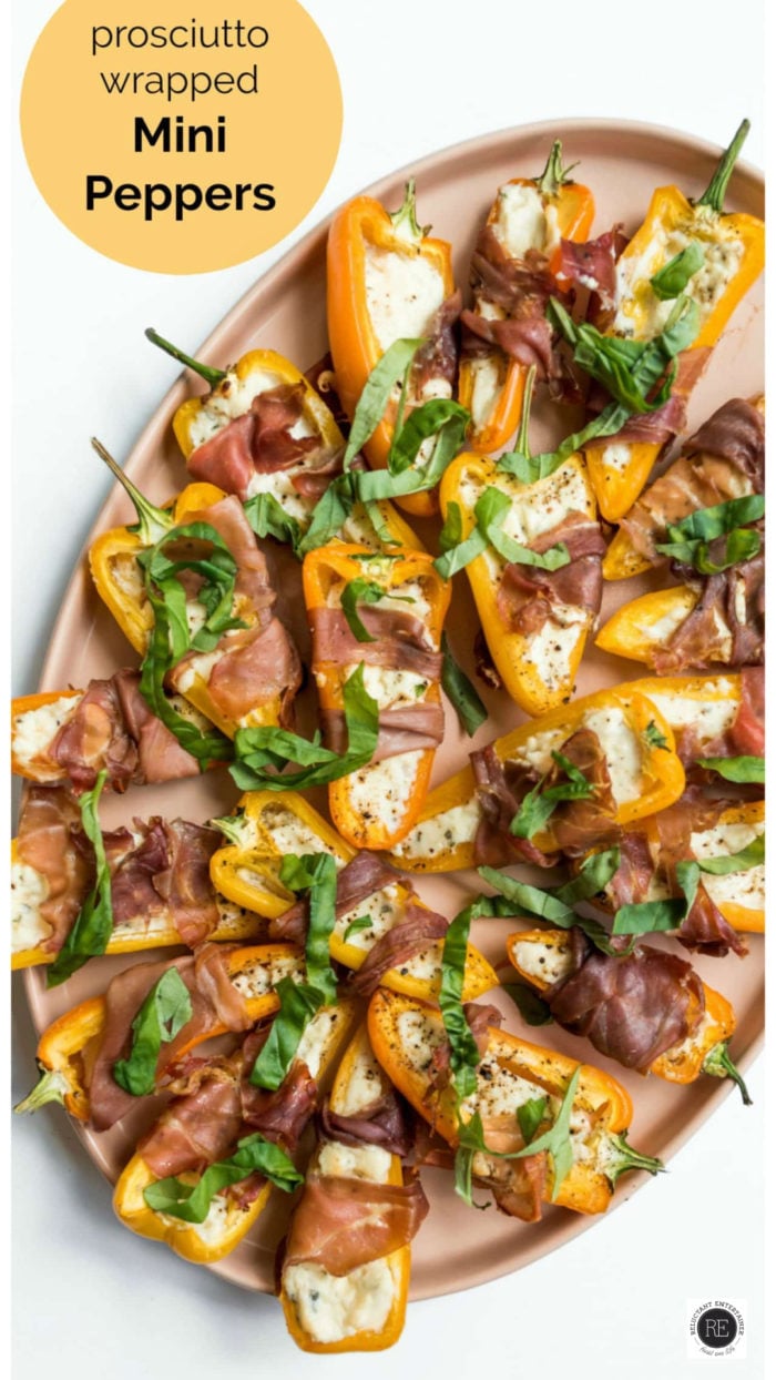 Prosciutto-Wrapped Mini Peppers