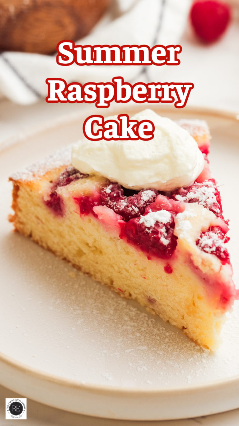 Summer Rasperberry Summer Raspberry Cake Recipe - Reluctant Entertainer