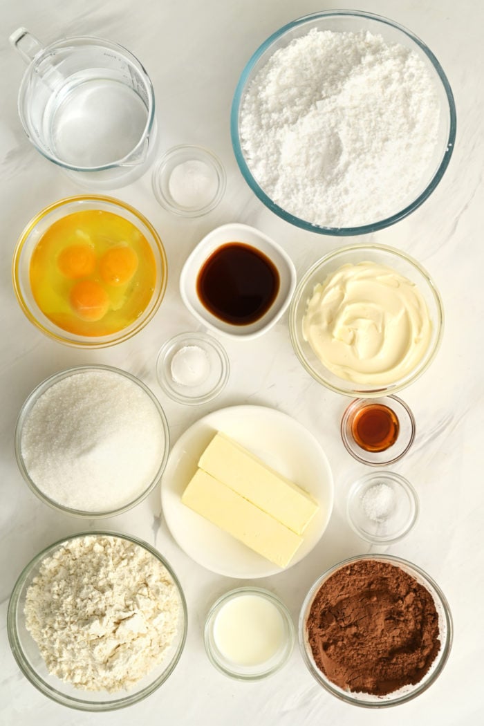 ingredients to make Vintage Mayonnaise Cake