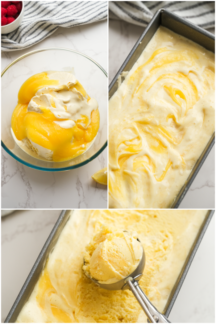how to make Lemon Curd Ice Cream