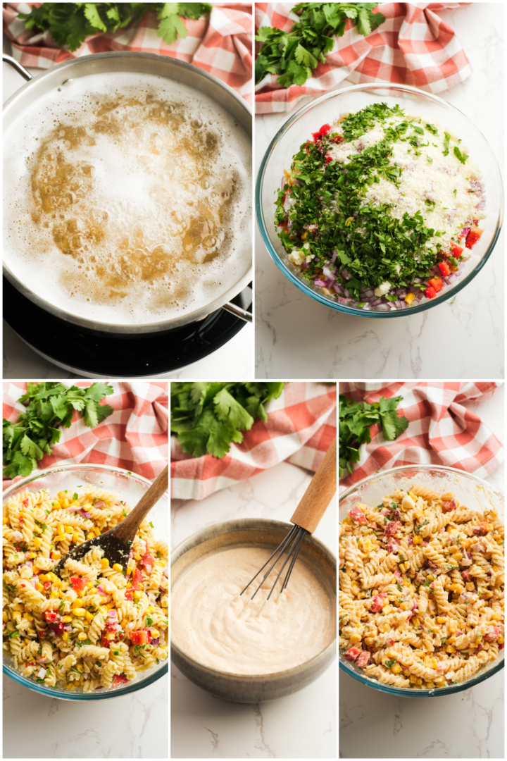 Mexican Street Corn Pasta - Reluctant Entertainer