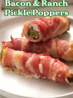 Bacon Ranch Pickle Poppers