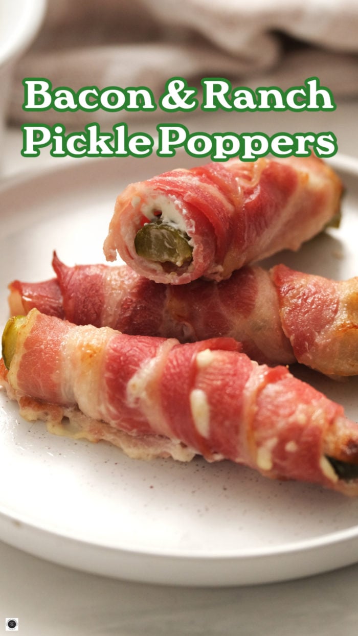 Bacon Ranch Pickle Poppers