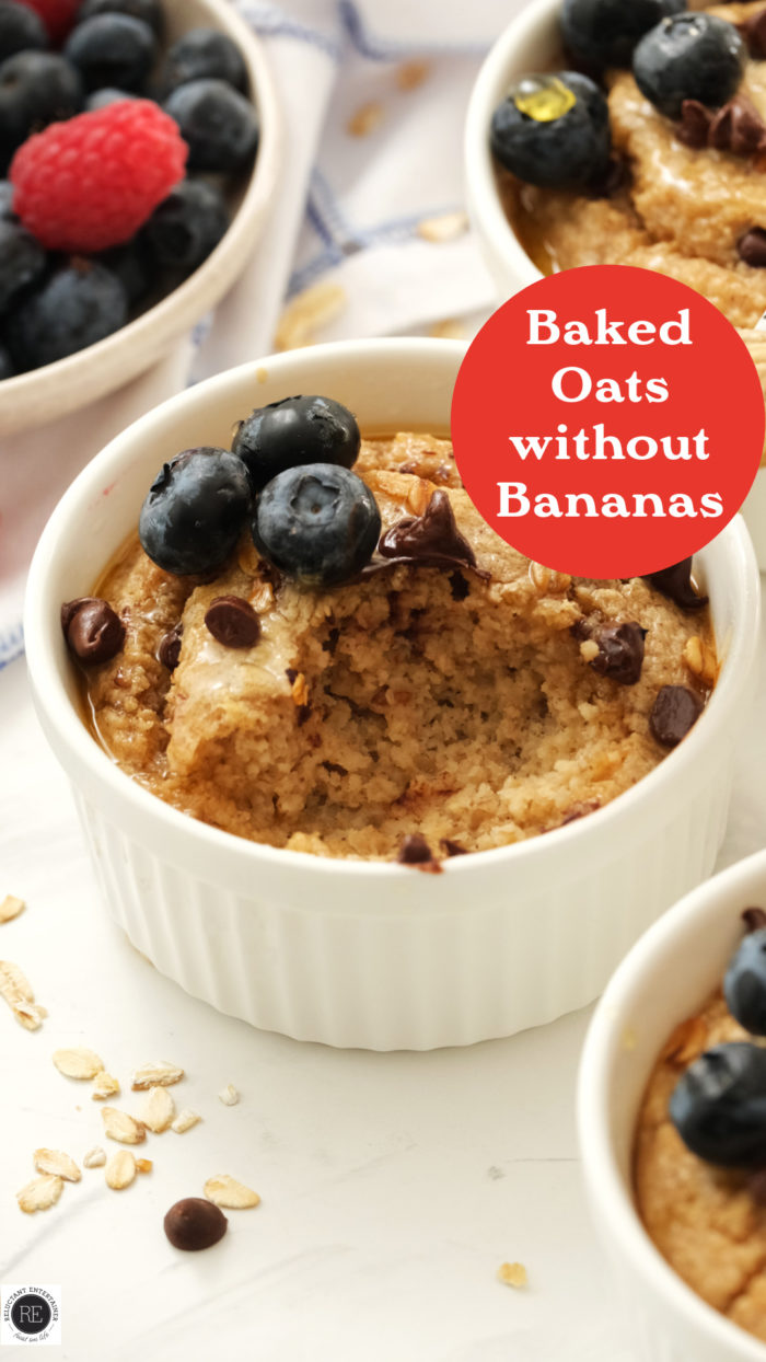 Baked Oats without Bananas