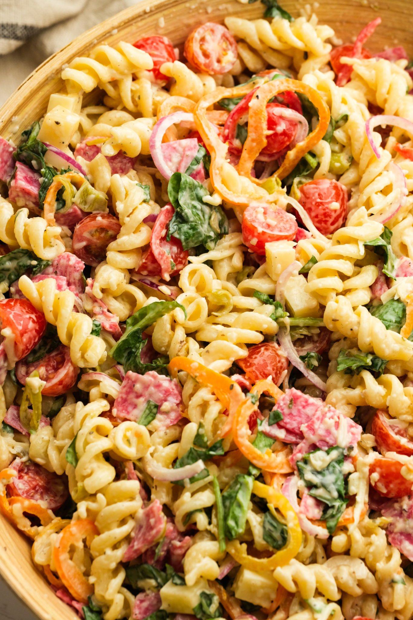 Grinder Pasta Salad - Reluctant Entertainer