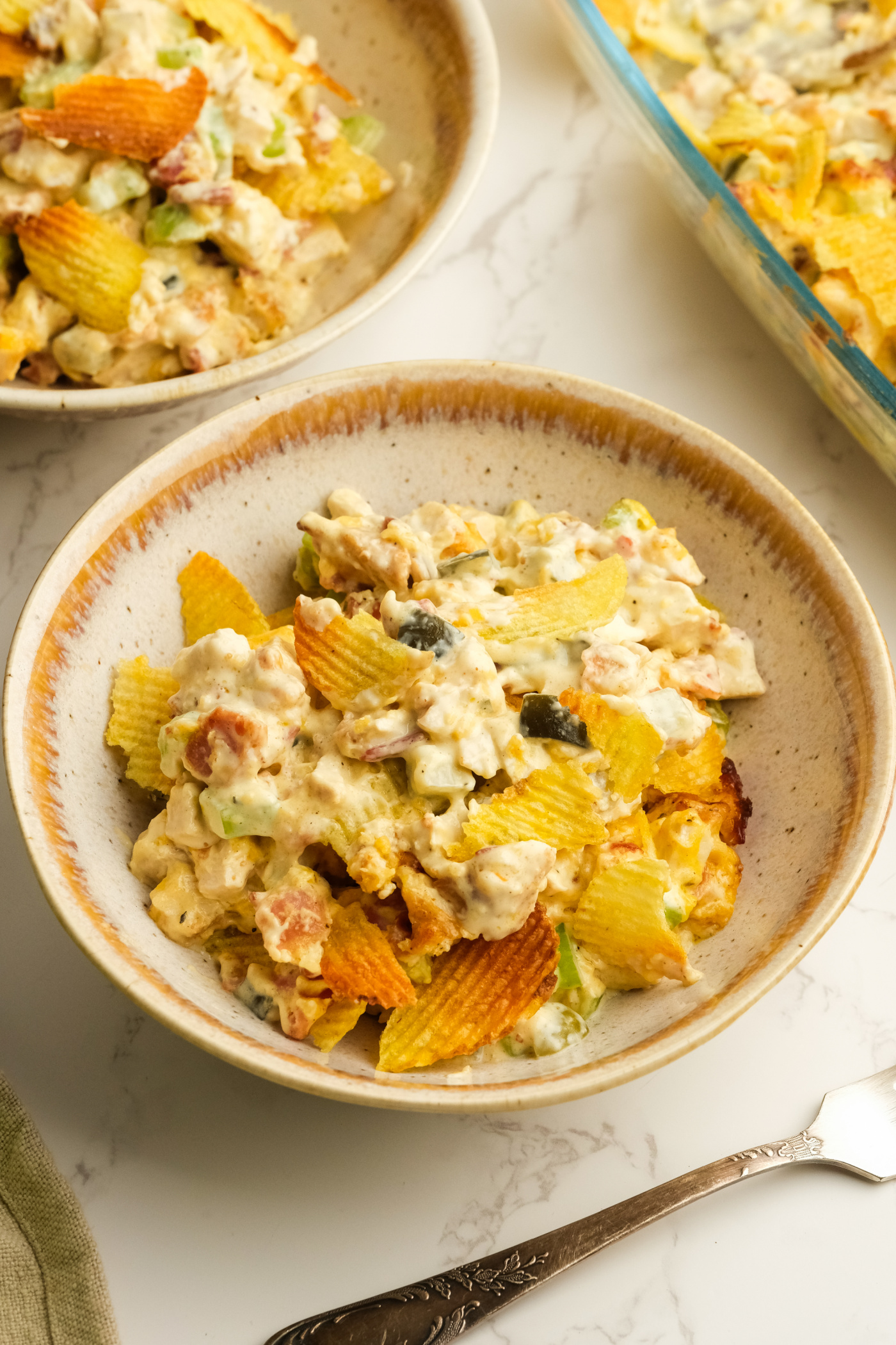 Hot Chicken Salad - Reluctant Entertainer