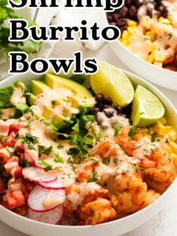 Shrimp Burrito Bowls