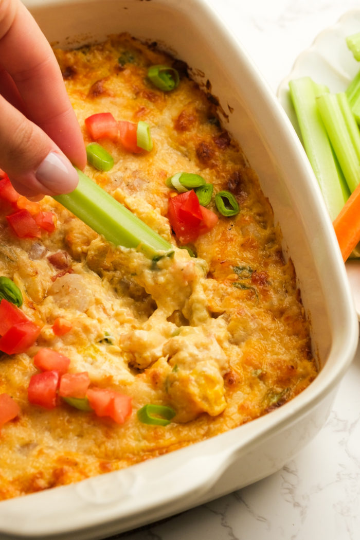 hot dip with celery