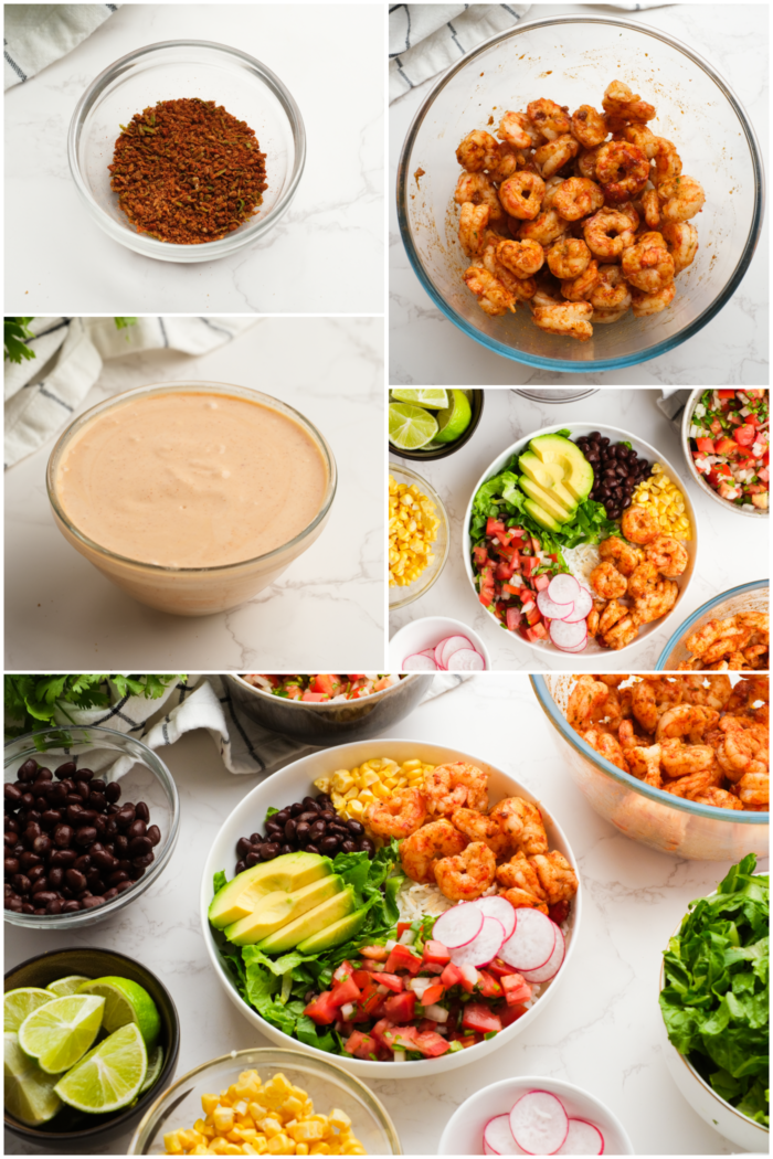 how to make Shrimp Burrito Bowls