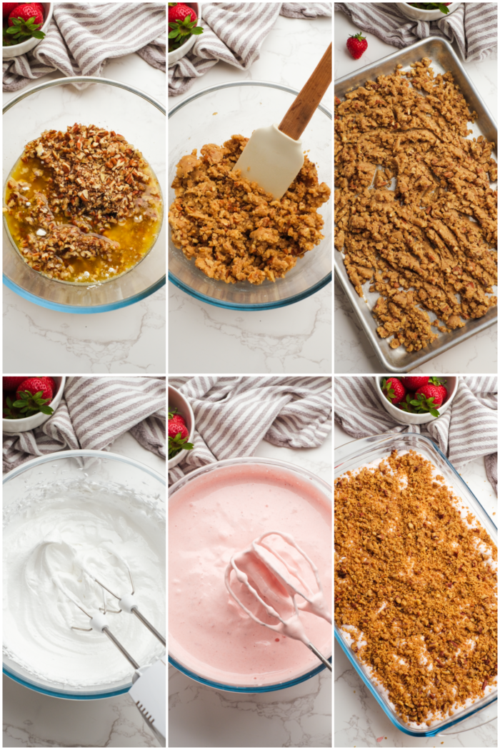 how to make strawberry crunch