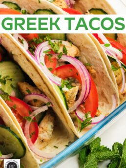 Easy Greek Tacos