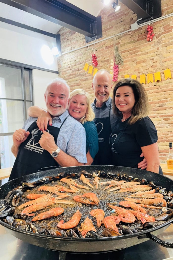 making Paella in Barcelona