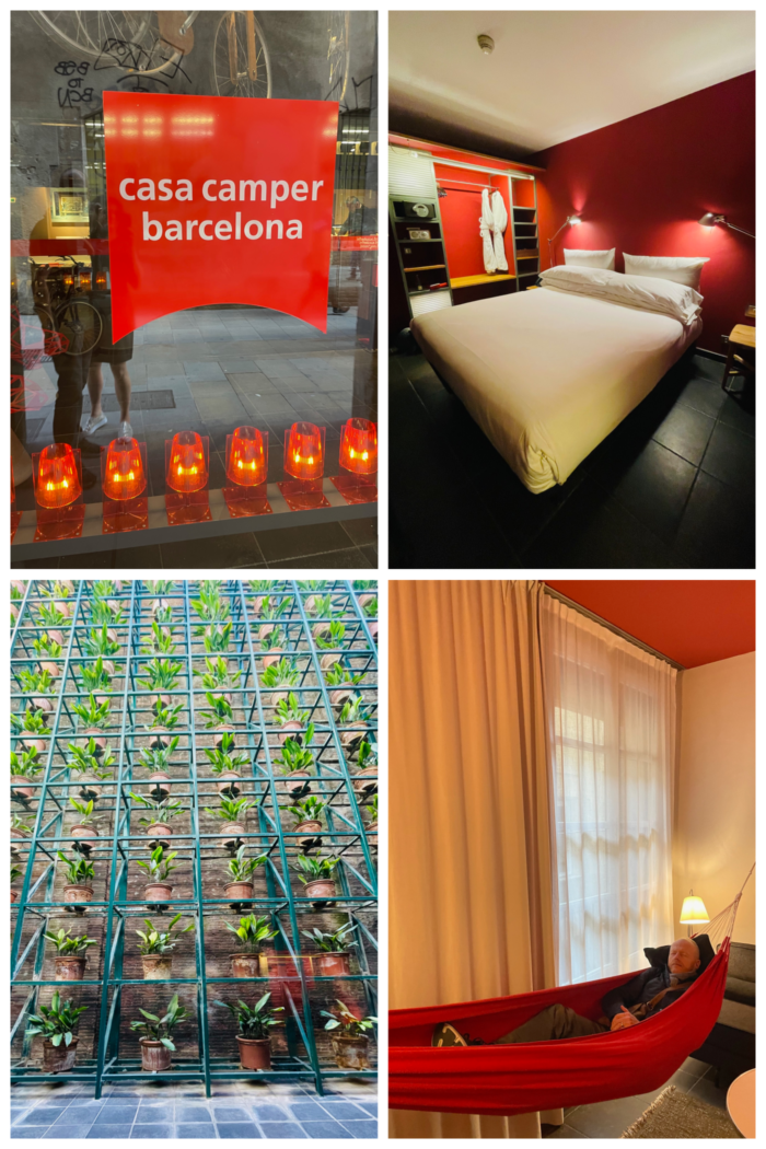 Camper room hotel in Barcelona