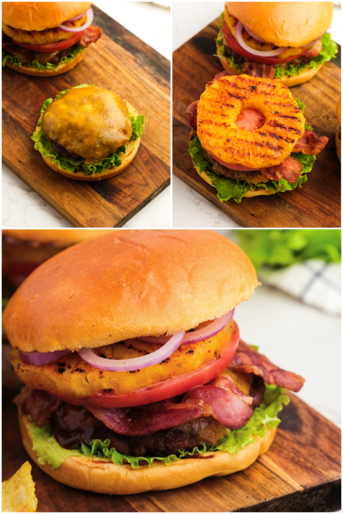 how to make pineapple hamburgers