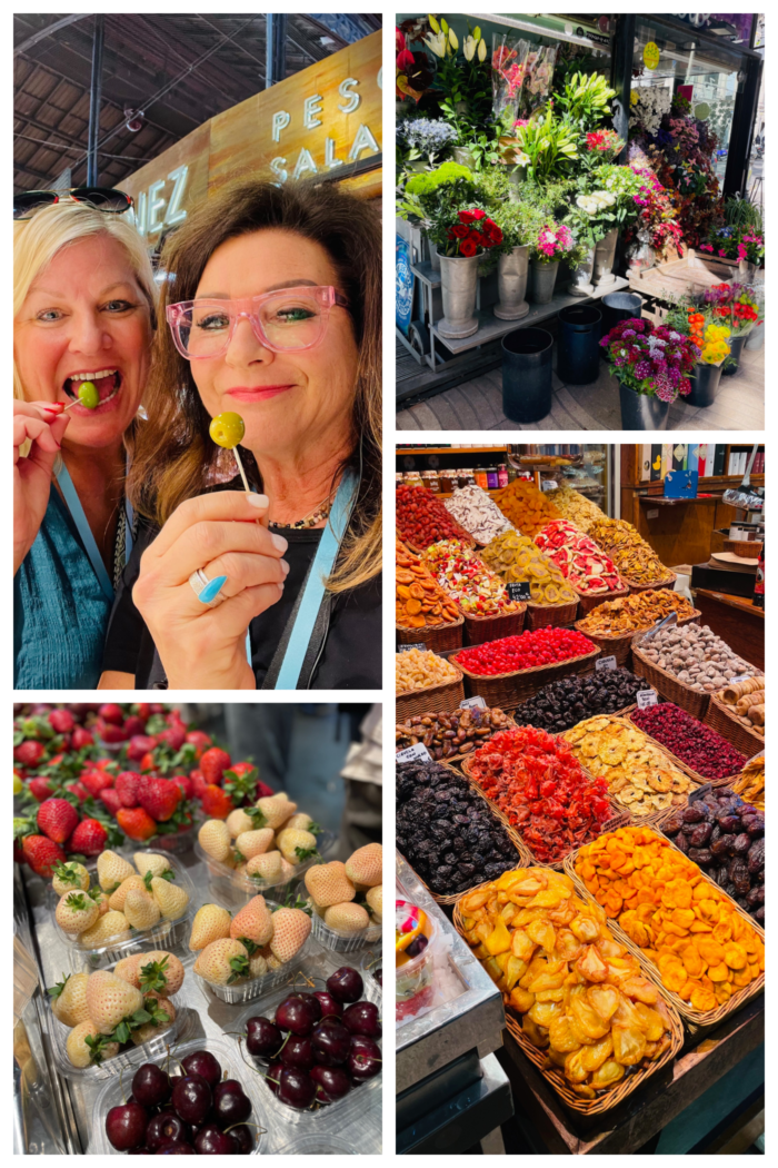 shopping the market in Spain