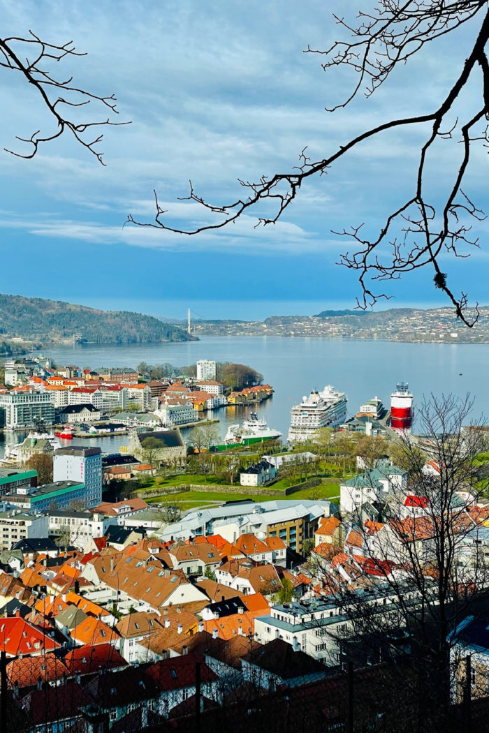 Bergen Norway with Viking Saturn ship