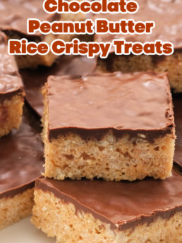 Chocolate Peanut Butter Rice Crispy Treats