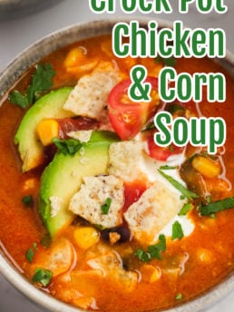 Crock Pot Chicken Corn Soup