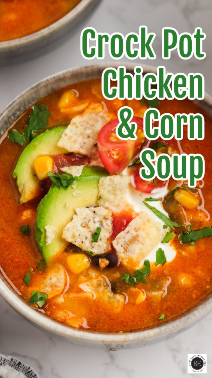 Crock Pot Chicken Corn Soup