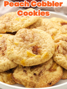 Peach Cobbler Cookies