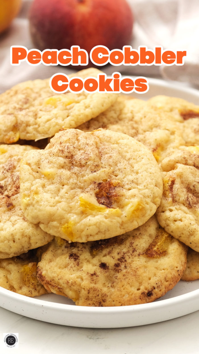 Peach Cobbler Cookies