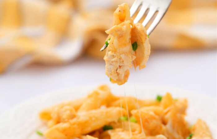 bite of Chicken Paprika Pasta