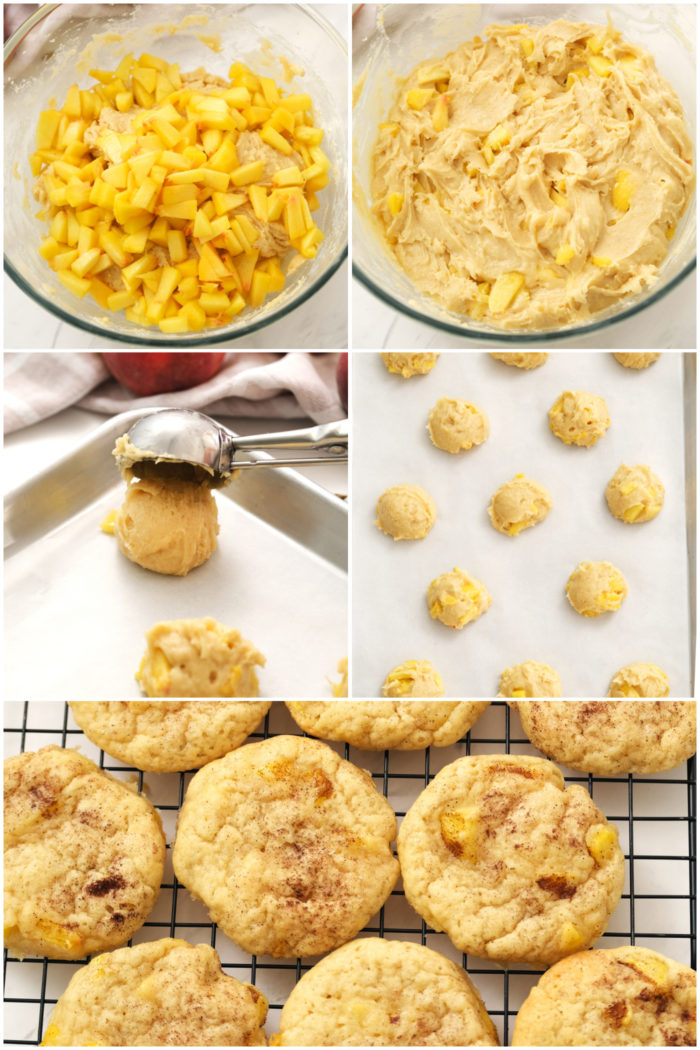 how to make Peach Cobbler Cookies