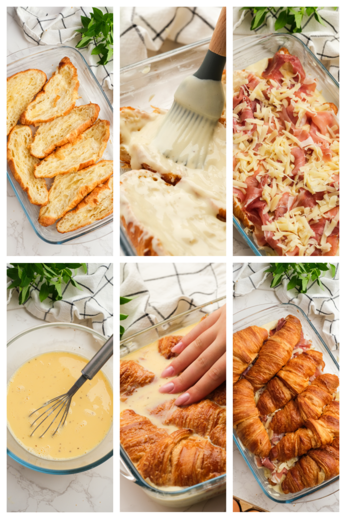 how to make Croque Monsieur Breakfast Casserole