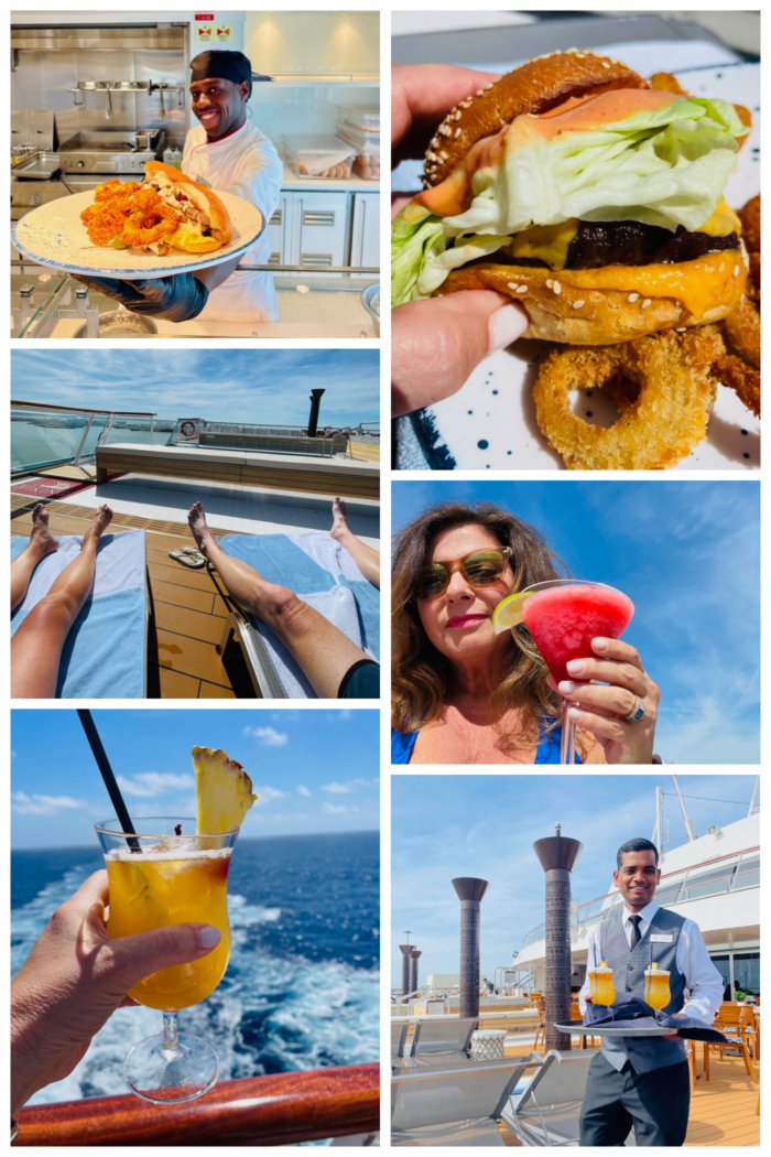 poolside on Viking ocean cruise