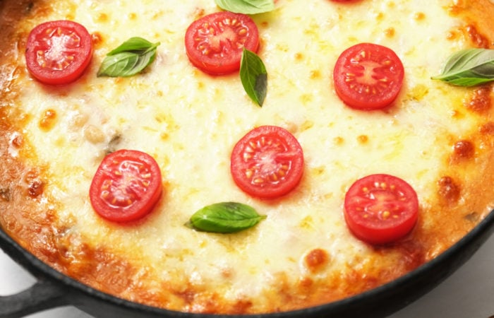 cheesy tomato bake