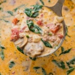 sausage soup with cream